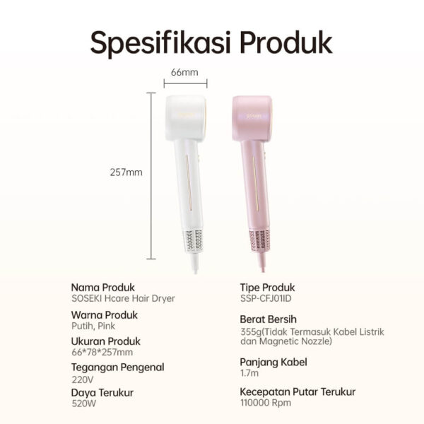Hcare Hair Dryer - Gambar 3