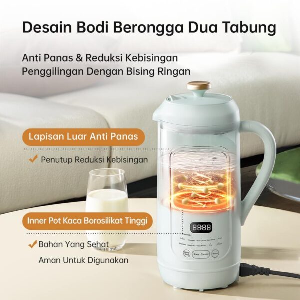 Transparan Soy Milk Maker - Gambar 4